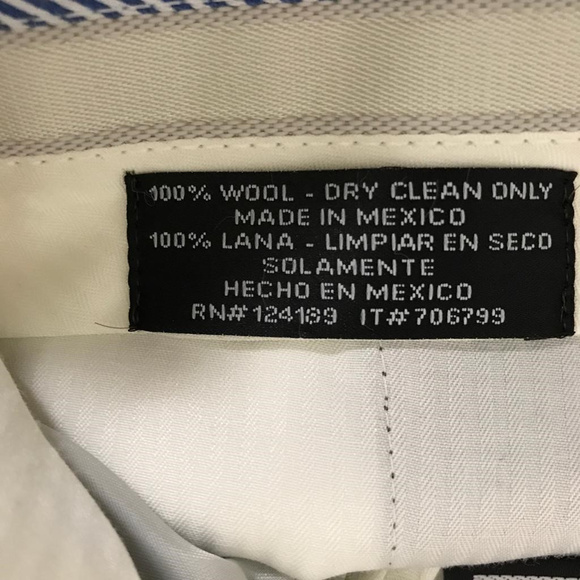 Kirkland Signature Mens 100% WOOL PANT, Brown - Picture 7 of 8